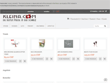 Tablet Screenshot of kleina.com